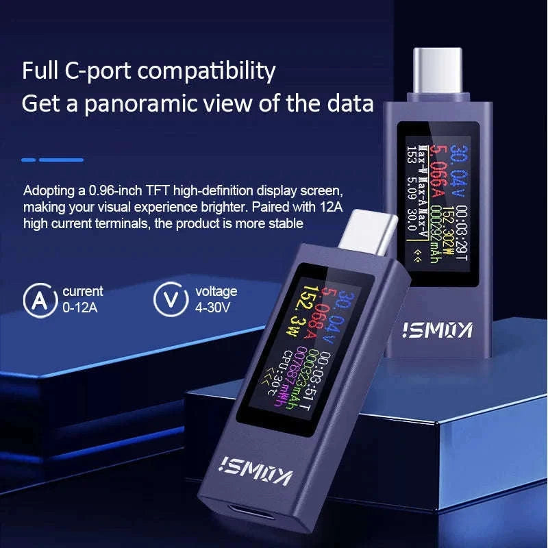 Type‑C Multi‑Function Digital Display Power Meter-KWS-2302C