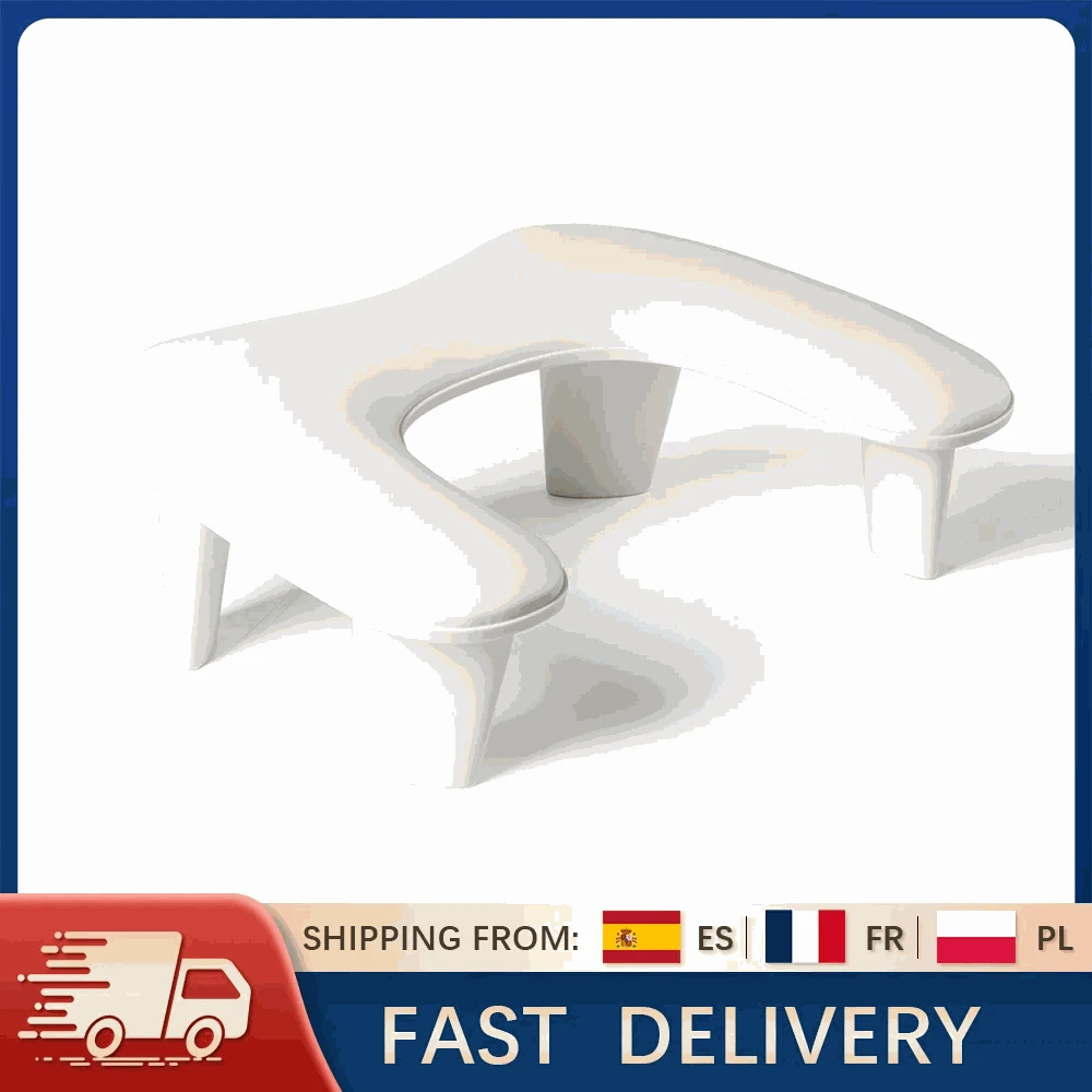 U-Shaped Nail Hand Pillow with 15° Tilt Removable Stand-Ivory / france