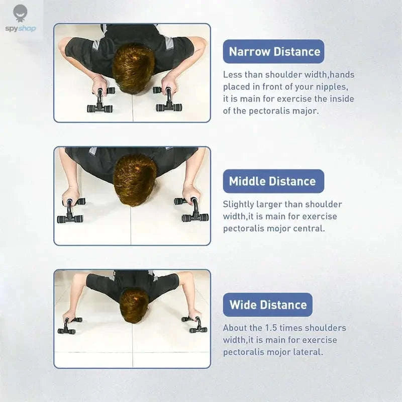 U-shaped Push-up Rack Strength Trainer-red