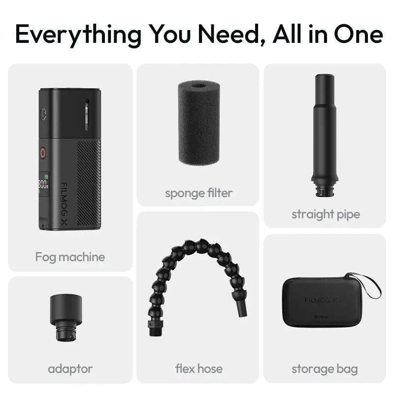 Ulanzi FM02 30W Portable Smoke Machine for Photo & Video Effects-black / China Mainland