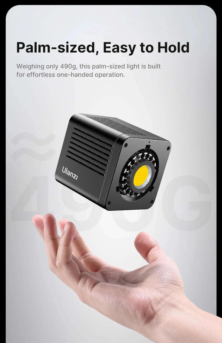 Ulanzi L023 40W Pro Portable LED Video Light-Without charger / brazil