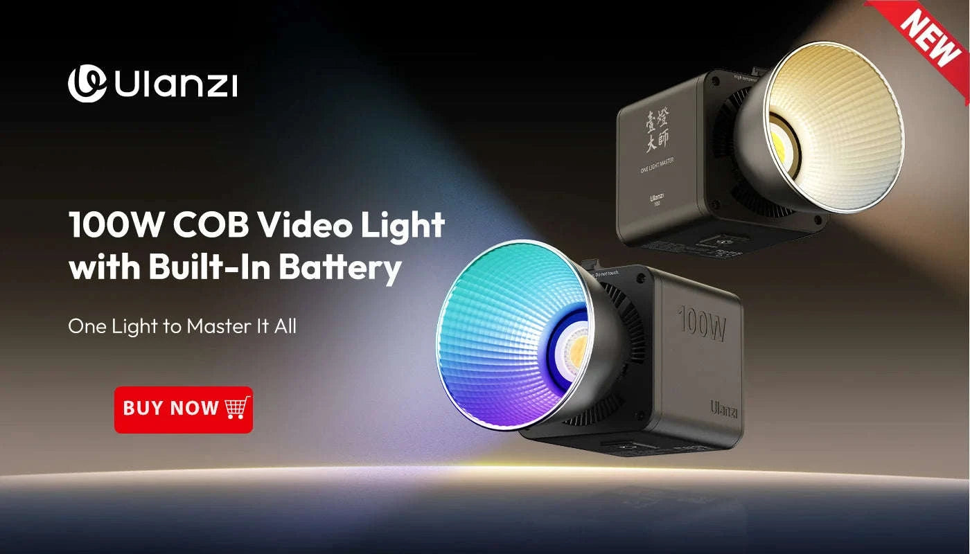 Ulanzi L023 40W Pro Portable LED Video Light-Without charger / brazil