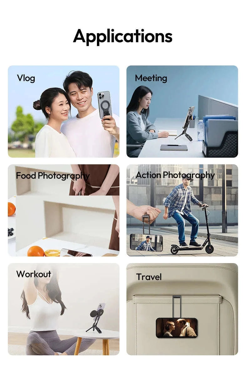 Ulanzi MA38 MagLock Magnetic Phone Stand with Hidden Hook-MA38 / China Mainland