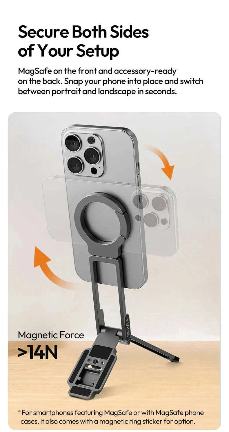 Ulanzi MA38 MagLock Magnetic Phone Stand with Hidden Hook-MA38 / China Mainland