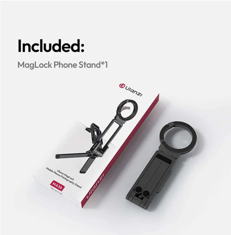 Ulanzi MA38 MagLock Magnetic Phone Stand with Hidden Hook-MA38 / China Mainland