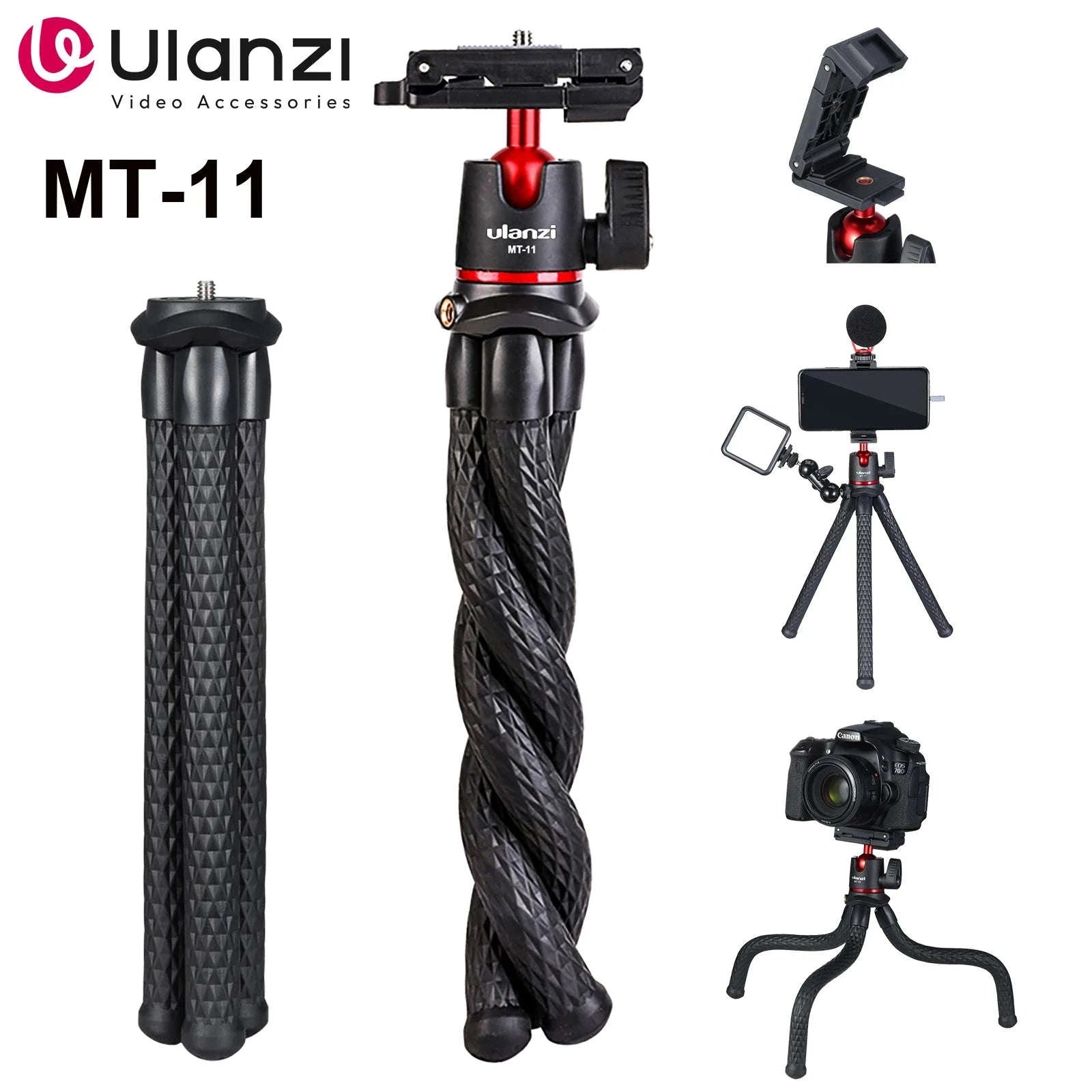 Ulanzi MT-11 Flexible Tripod for Phones and Cameras-MT-11 BT Kit / brazil