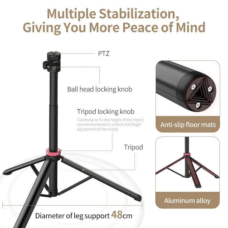 Ulanzi MT-79 Extendable Tripod for Cameras and Smartphones-MT-79 / brazil
