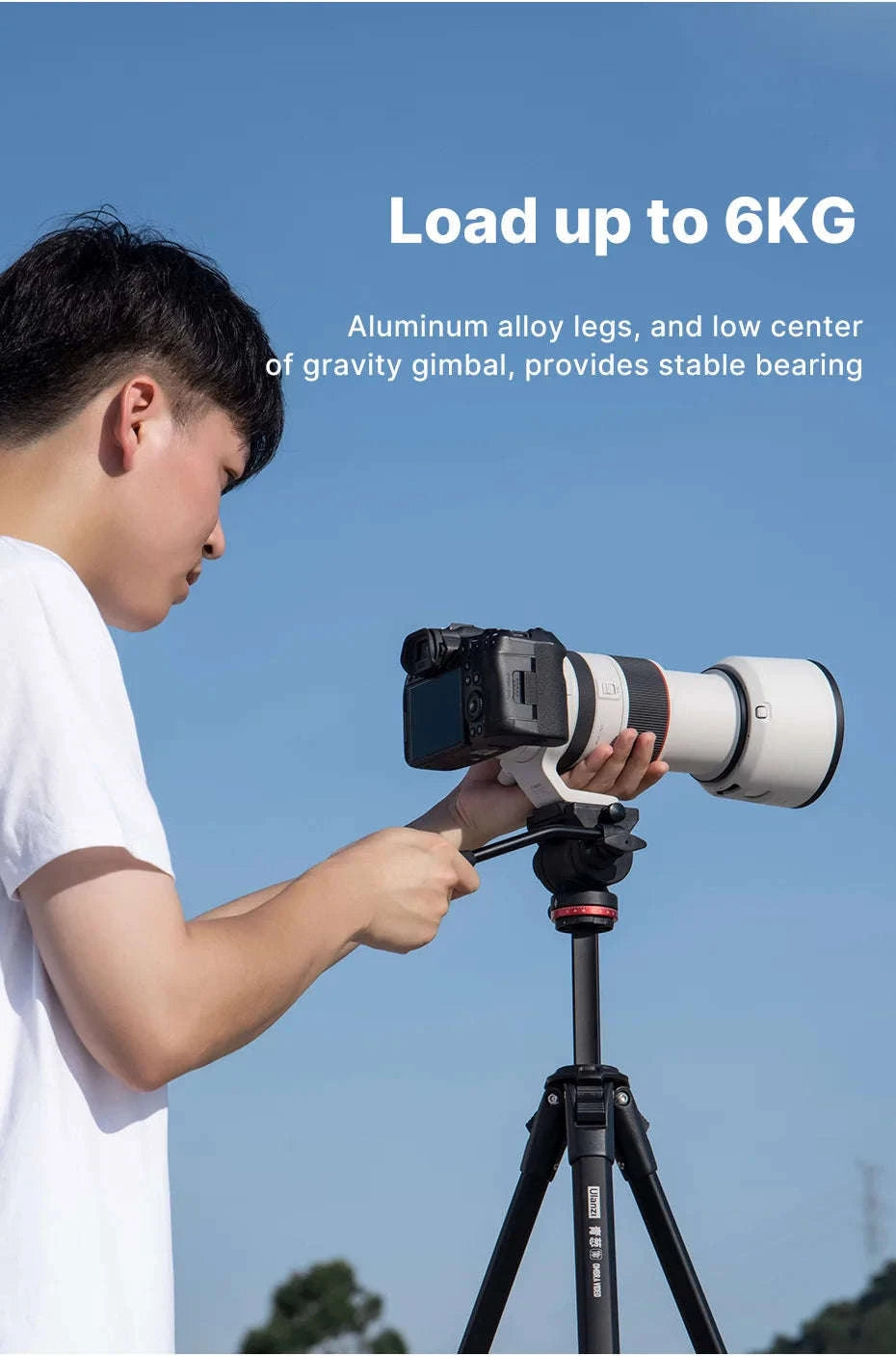 Ulanzi OMBRA 1.6M Video Travel Tripod with Fluid Pan Head-XIANG / Poland