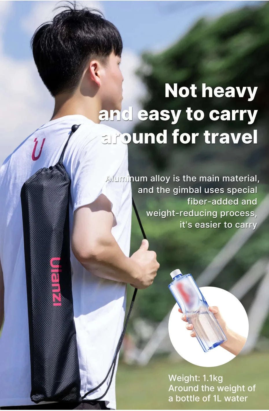 Ulanzi OMBRA 1.6M Video Travel Tripod with Fluid Pan Head-XIANG / Poland