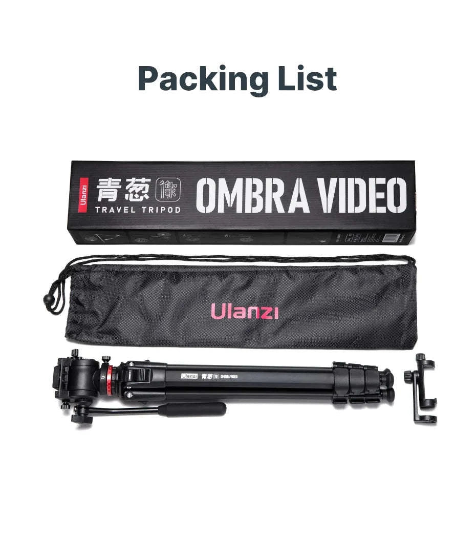 Ulanzi OMBRA 1.6M Video Travel Tripod with Fluid Pan Head-XIANG / Poland