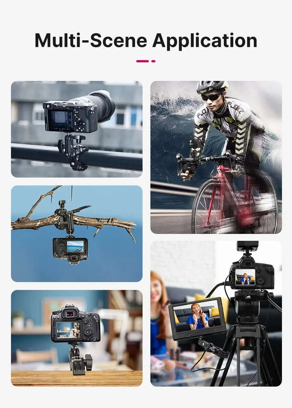 Ulanzi R094 Metal Super Clamp with Double Ball Head-2PCS R094 / China Mainland