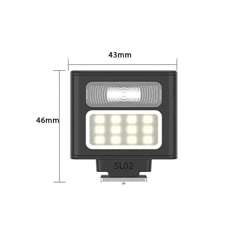 Ulanzi SL01 SL02 Mini Camera Flash Light GN8 6500K-SL01 / brazil