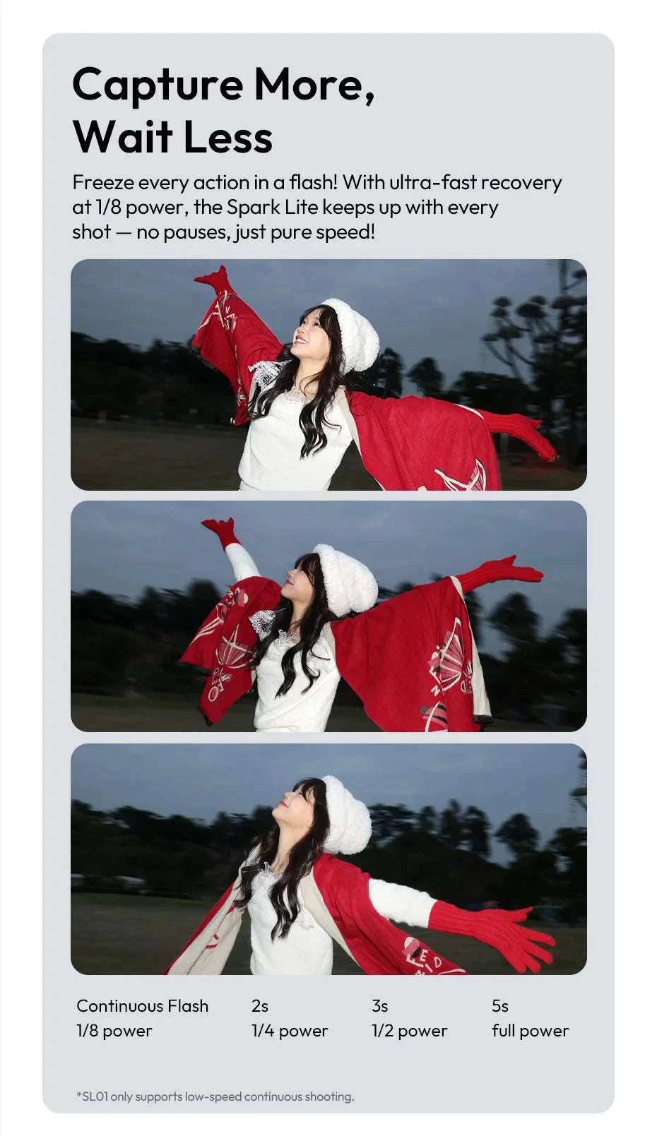 Ulanzi SL01 SL02 Mini Camera Flash Light SpeedLite GN8 6500K-SL01 / brazil