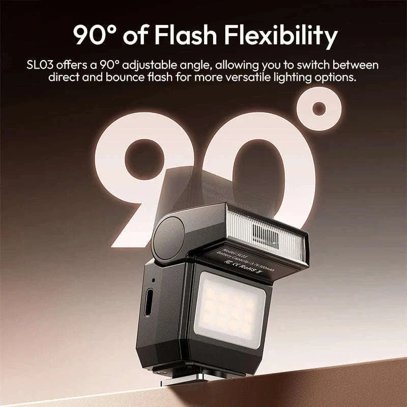 Ulanzi SL03 Spark Lite Camera Flash for Bright, Clear Shots-White SL03 / China Mainland