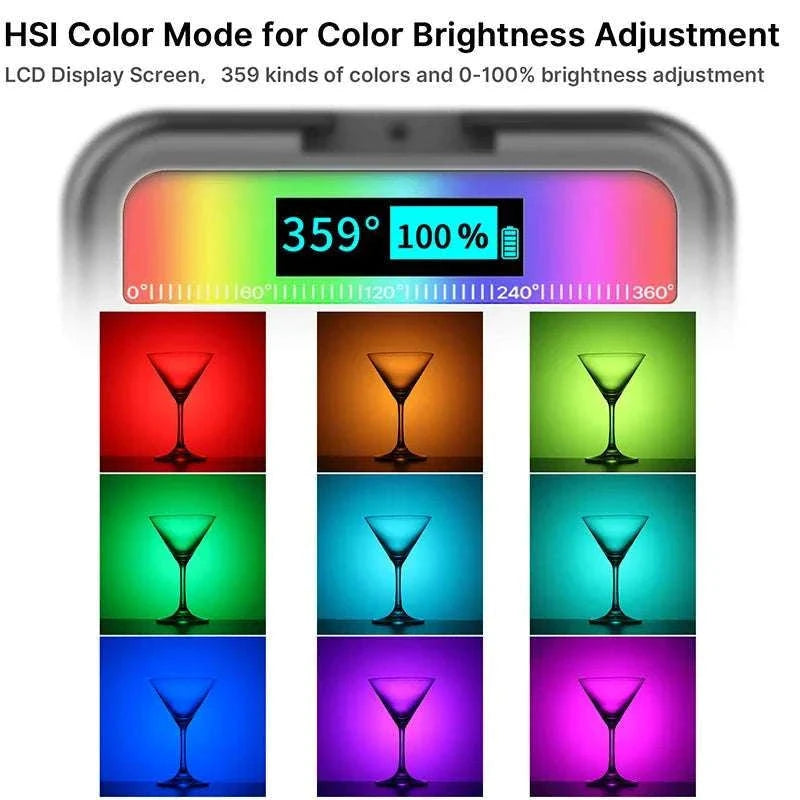 Ulanzi VL49 RGB LED Video Light with Adjustable Color & 2000mAh Battery-2PCS VL49 / spain