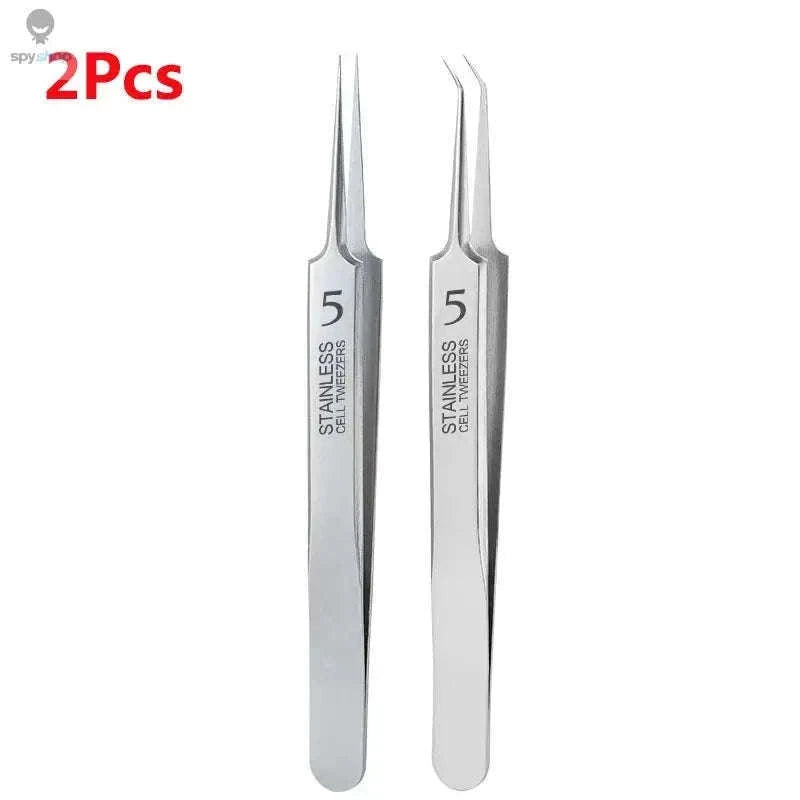 Ultra-Fine Blackhead Tweezers for Precise Blemish Care-2Pcs B