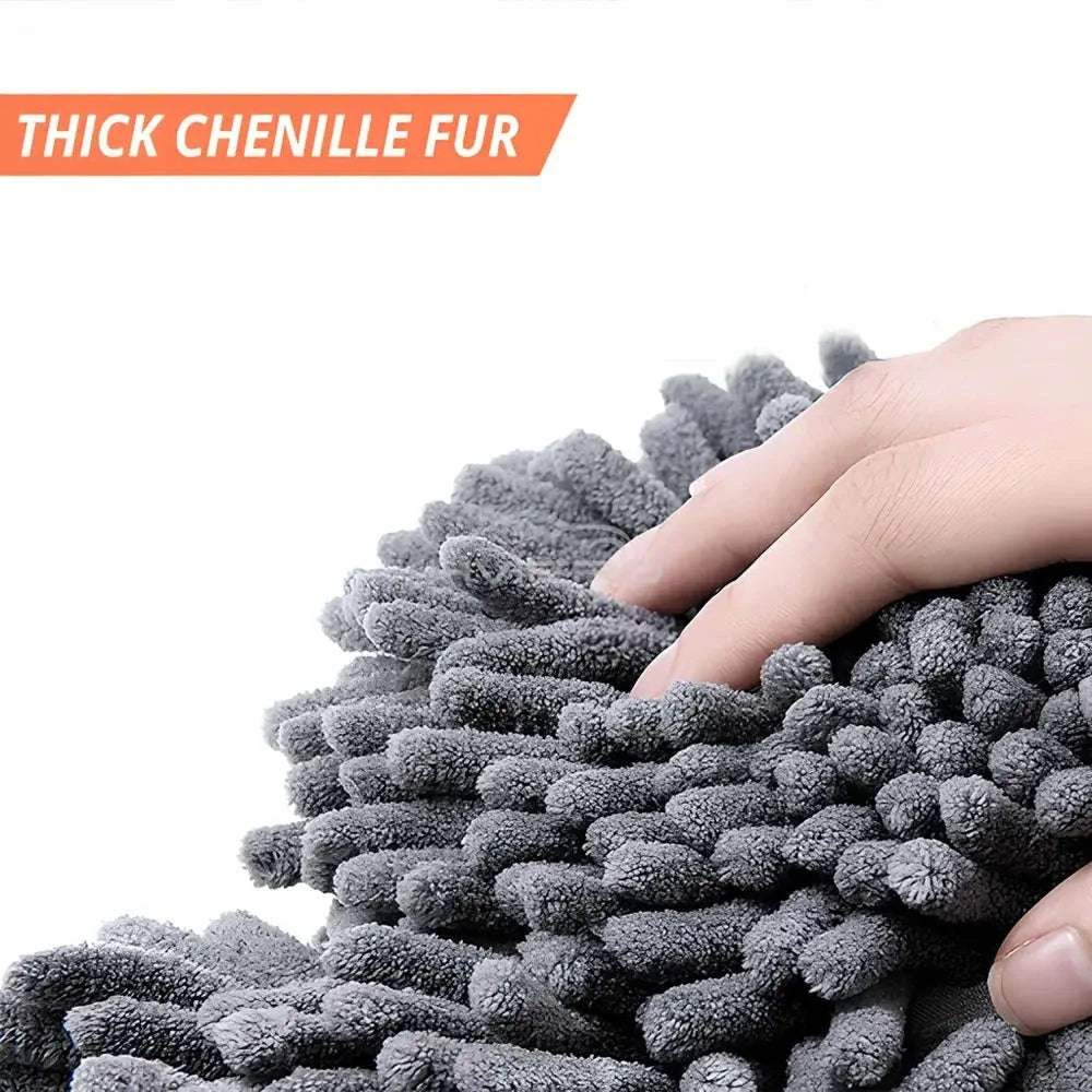 Ultra Fine Fiber Car Wash Brush Mop-Black