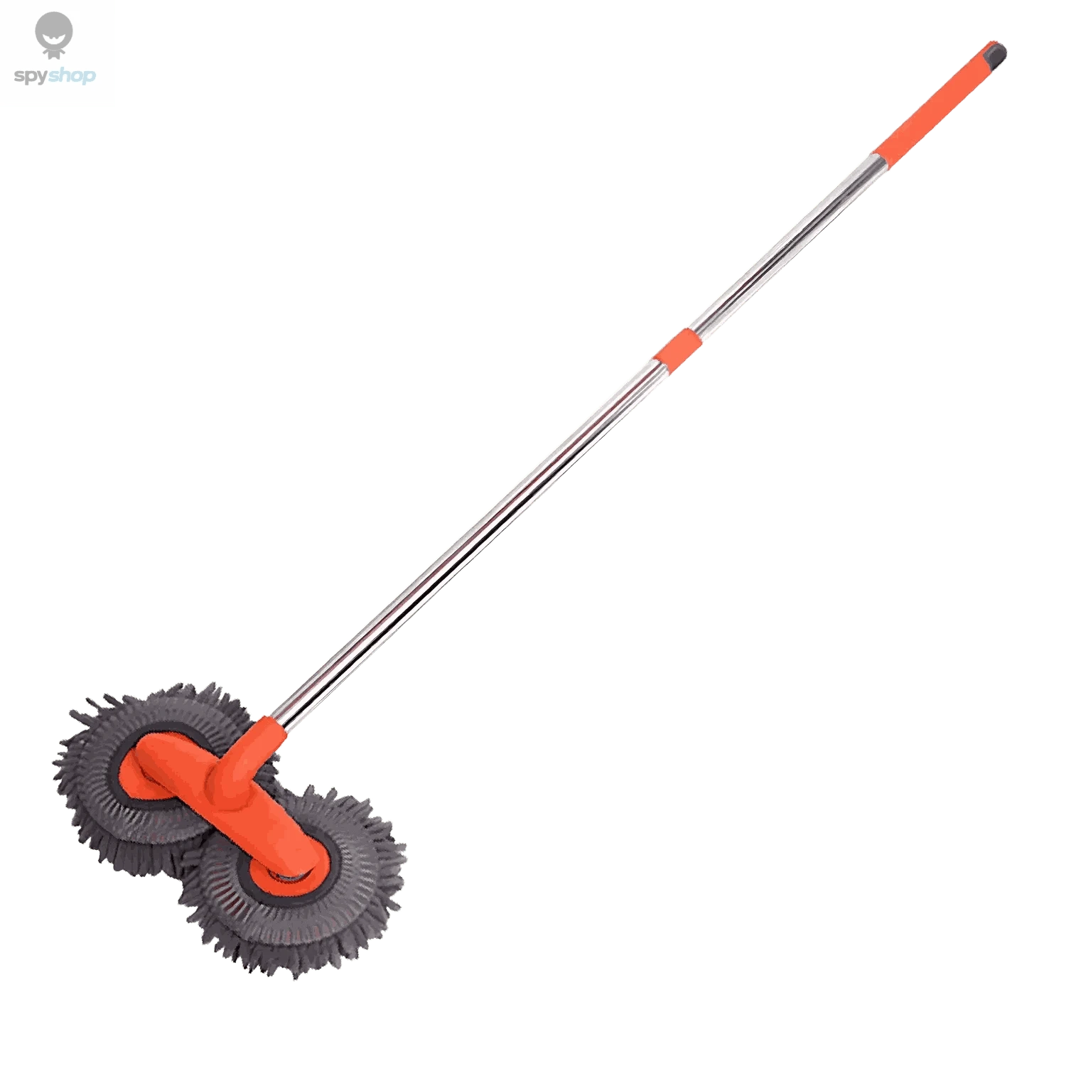Ultra Fine Fiber Car Wash Brush Mop with Extendable Handle-Black