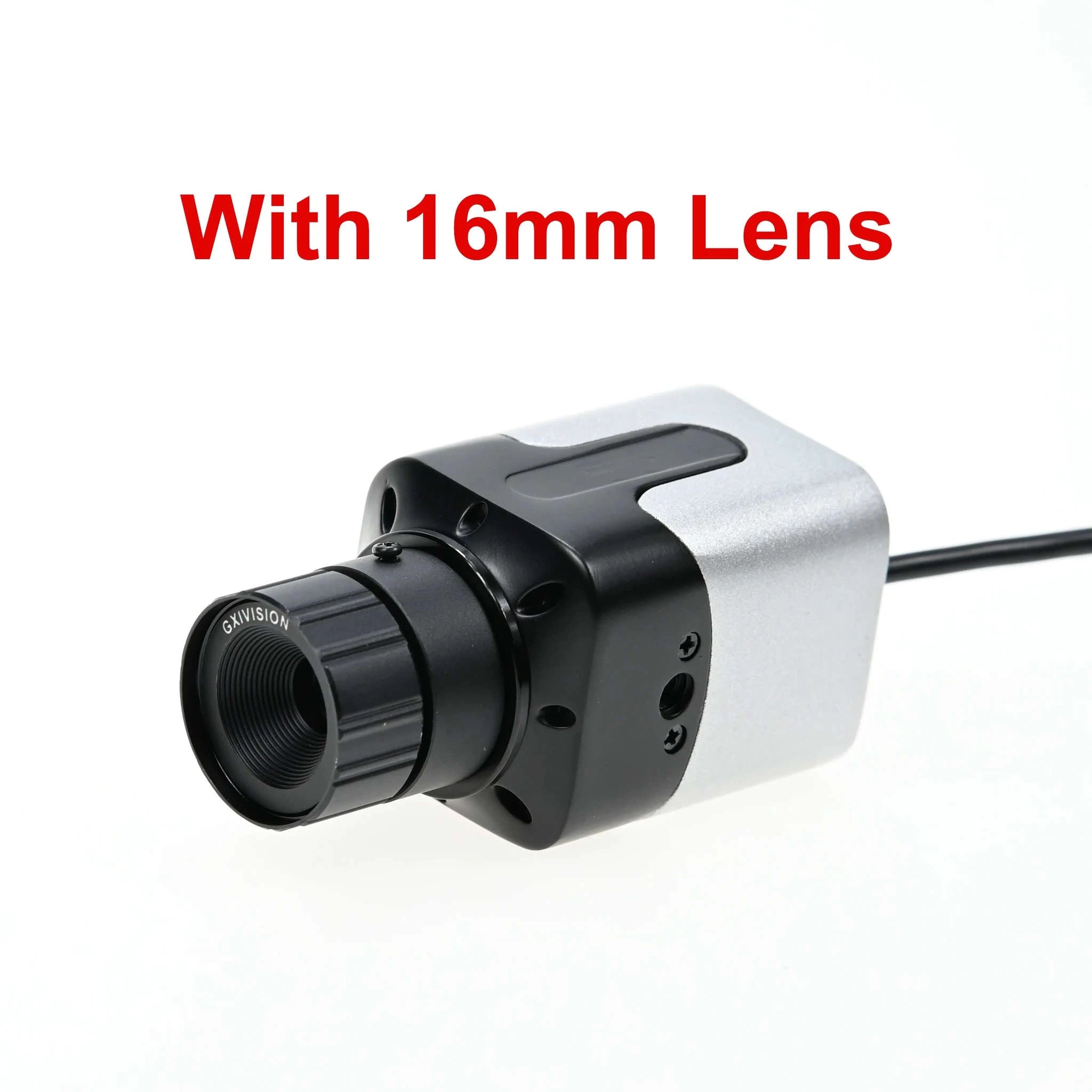Ultra HD 16MP USB Camera with Varifocal CS Lens-16mm Fixed Focus