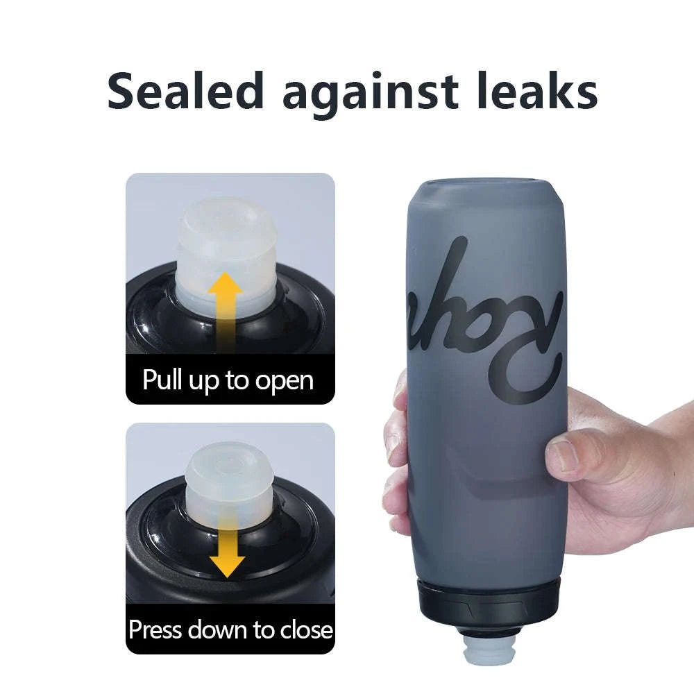 Ultra-Light Cycling Water Bottle – Leak-Proof Hydration-Black 620ML
