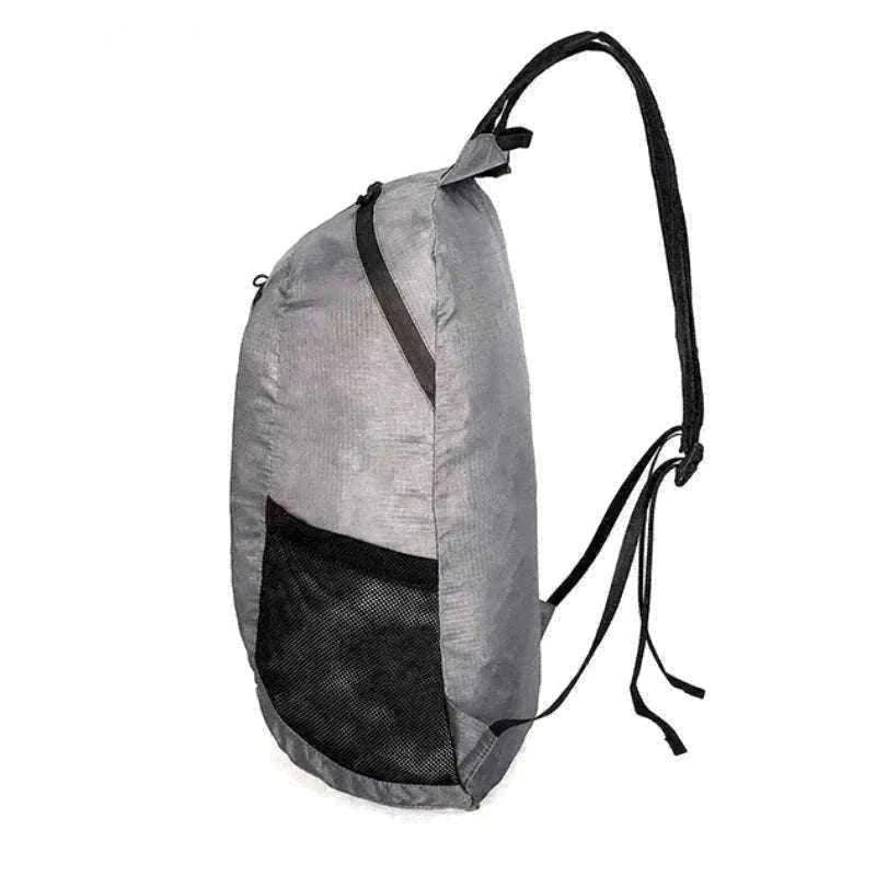 Ultra Lightweight Foldable Hiking Backpack 20L Water Resistant Bag-Gray
