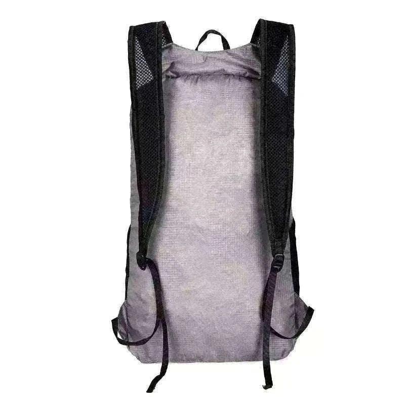 Ultra Lightweight Foldable Hiking Backpack 20L Water Resistant Bag-Gray