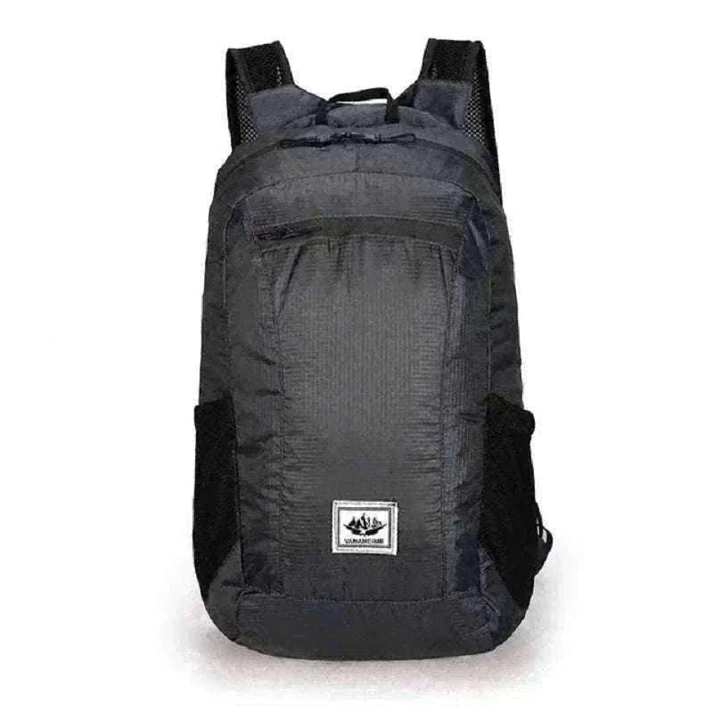 Ultra Lightweight Foldable Hiking Backpack 20L Water Resistant Bag-Gray