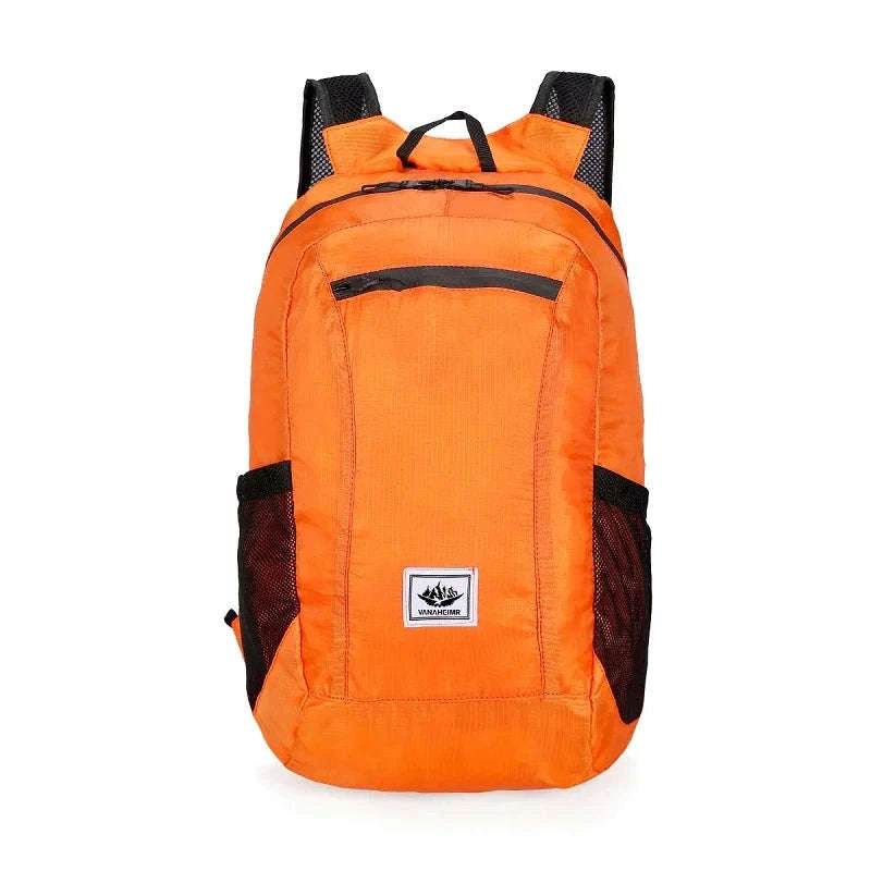 Ultra Lightweight Foldable Hiking Backpack 20L Water Resistant Bag-Green