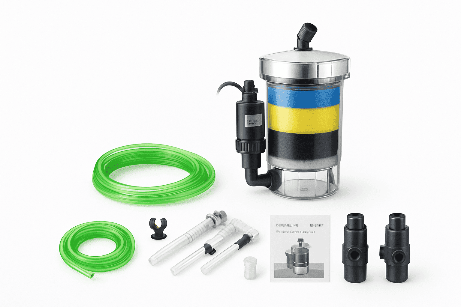 Ultra-Quiet Transparent Aquarium Filter Bucket-EW602B(With Pump) / 220V 50Hz