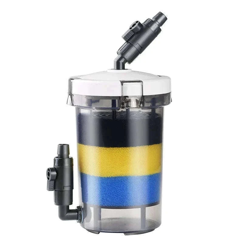 Ultra-Quiet Transparent Aquarium Filter Bucket-EW602B(With Pump) / 220V 50Hz