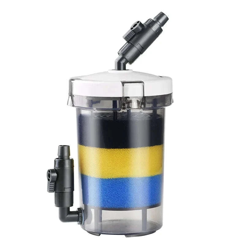 Ultra-Quiet Transparent Aquarium Filter Bucket-EW602B(With Pump) / 220V 50Hz