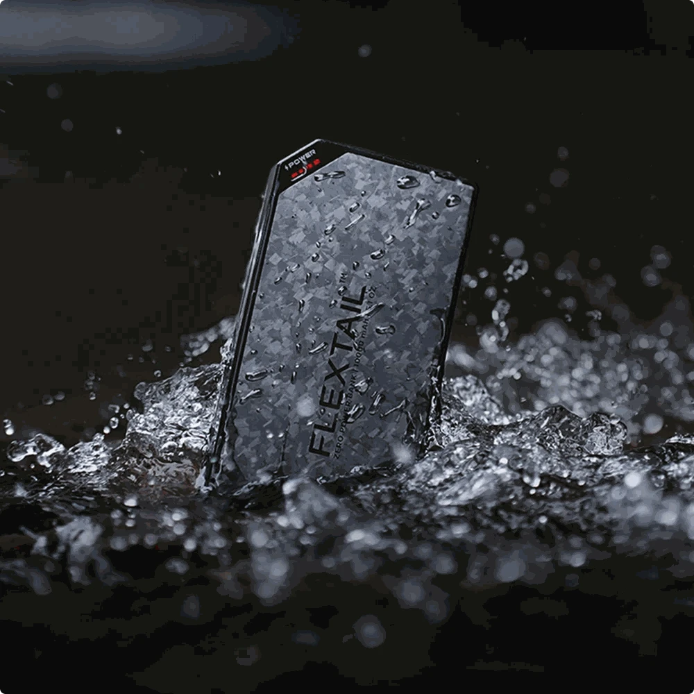 Ultra-Slim 10000mAh Power Bank with Dual USB-C Fast Charging-USB-C Cable