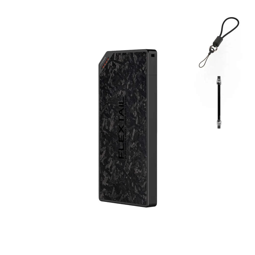 Ultra-Slim 10000mAh Power Bank with Dual USB-C Fast Charging-USB-C Cable