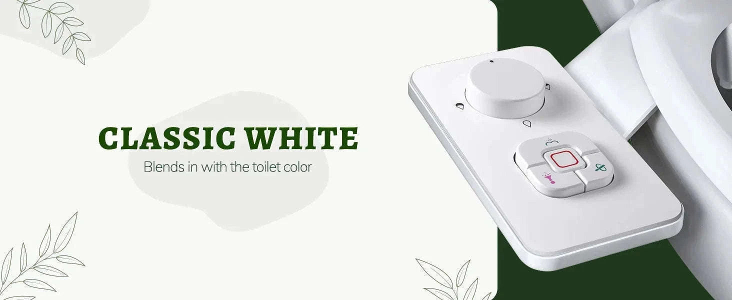 Ultra-Thin Bidet Toilet Seat Attachment with Dual Nozzles-3-8 FR ES NL Europe / GERMANY