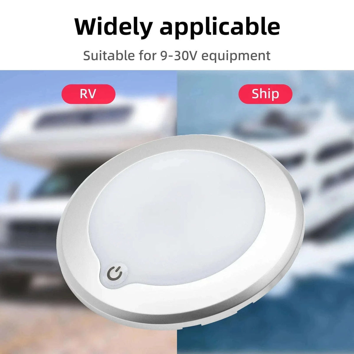 Ultra-Thin Dimmable Ceiling Light 3W 12V Dome Lamp-3W