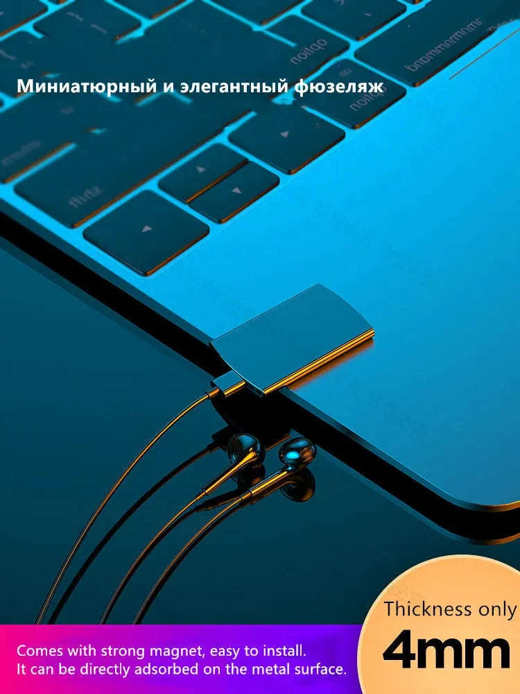 Ultra-Thin Mini Voice Recorder with Encryption & Voice Control-32 GB