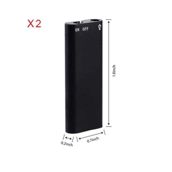 Ultra-Thin Mini Voice Recorder with Sound Activation-X2 / CHINA / 16 GB