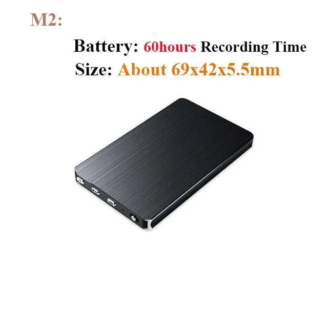 Ultra-Thin Voice Activated Recorder Card with 60H Recording-M2 / China Mainland / 8 GB