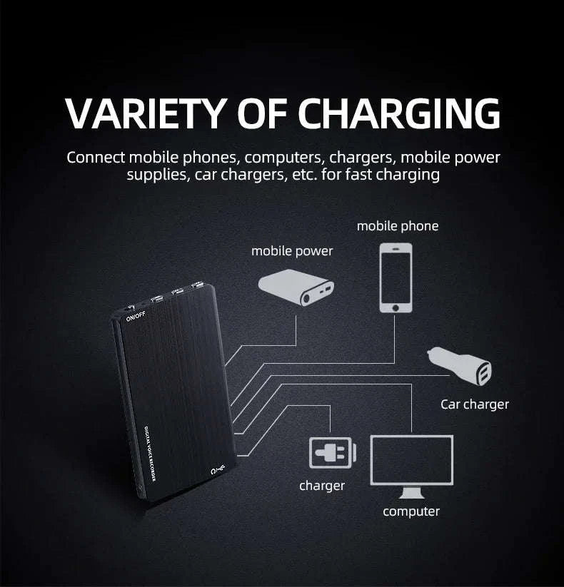 Ultra-Thin Voice Activated Recorder Card with 60H Recording-M2 / China Mainland / 8 GB