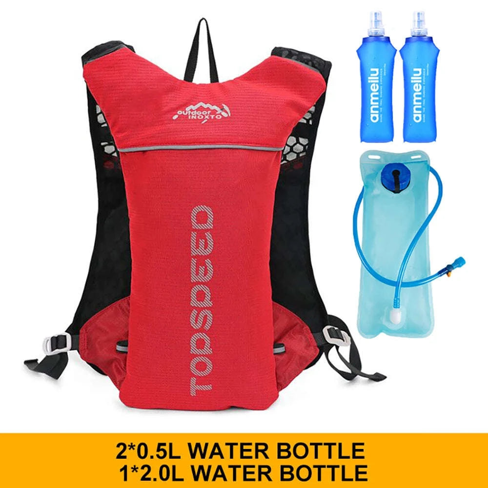 Ultralight 5L Trail Running Hydration Backpack-Black 2l Water Bag