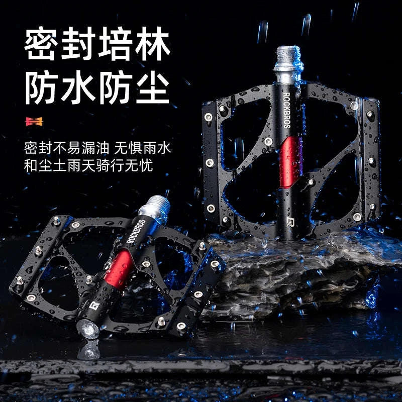 Ultralight Aluminum Bike Pedals with Anti-Slip Grip for MTB & Road-2020-12BRD