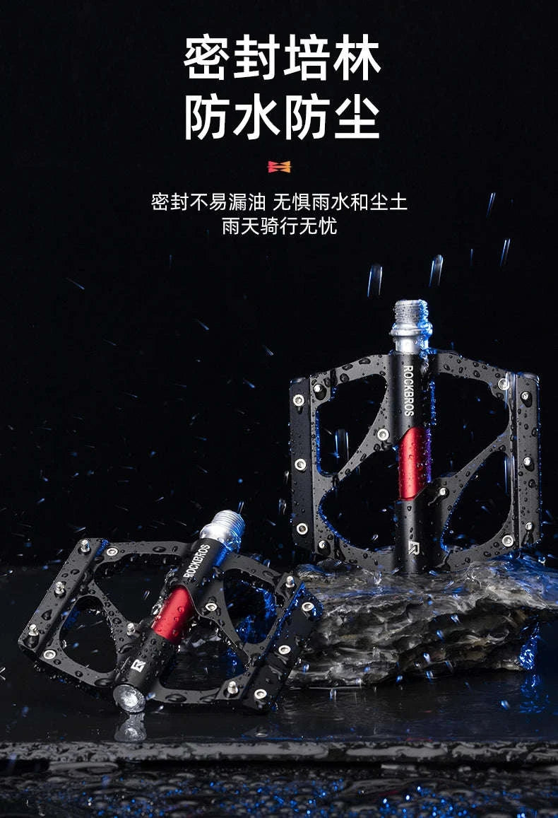 Ultralight Aluminum Bike Pedals with Anti-Slip Grip for MTB & Road-2020-12BRD