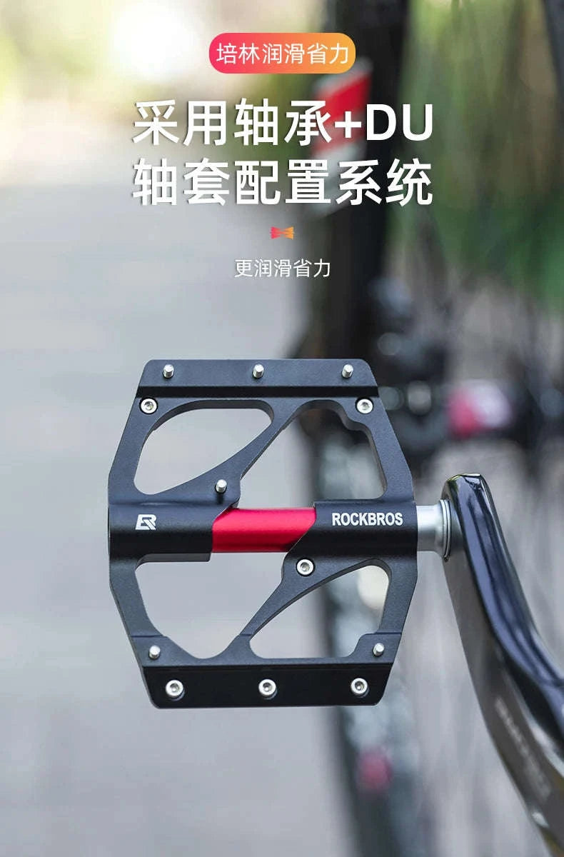 Ultralight Aluminum Bike Pedals with Anti-Slip Grip for MTB & Road-2020-12BRD