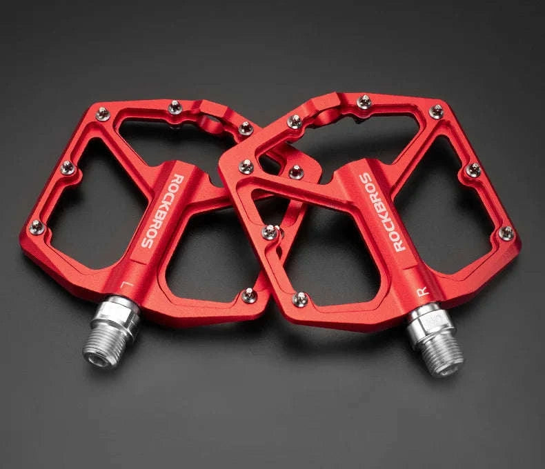 Ultralight Aluminum Bike Pedals with Sealed DU Bearings Non-Slip Grip-K203-TI
