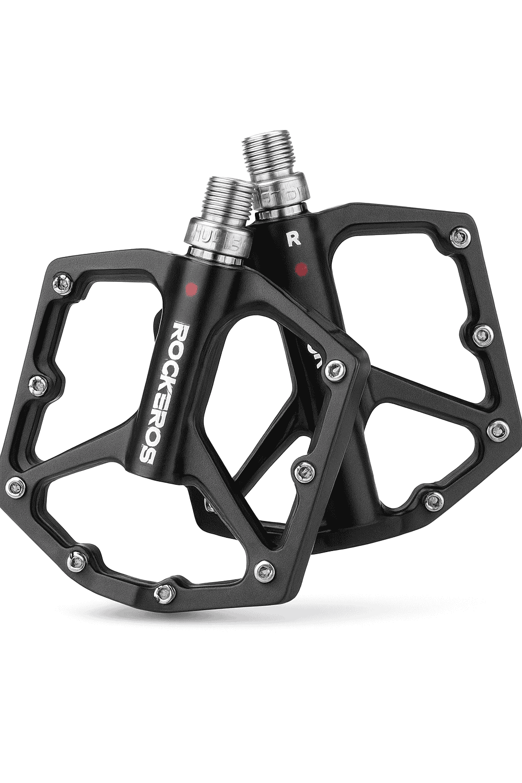 Ultralight Aluminum Bike Pedals with Sealed DU Bearings Non-Slip Grip-K203-TI