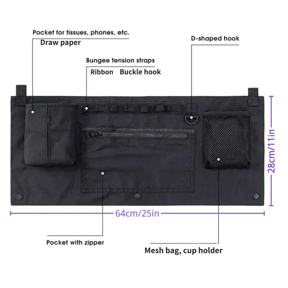 Ultralight Camping Cot Folding Bed for Hiking and Travel-Black