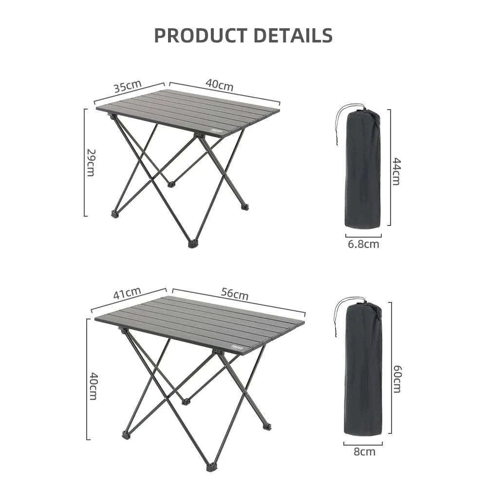 Ultralight Camping Folding Table for Easy Outdoor Setup-Small