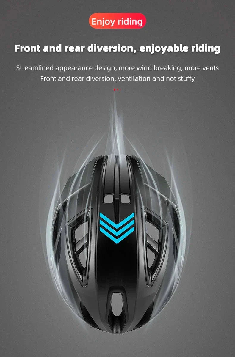 Ultralight Cycling Helmet 260g with 16-20 Vents Adjustable Fit-TS-42-7 / L (58-62cm)