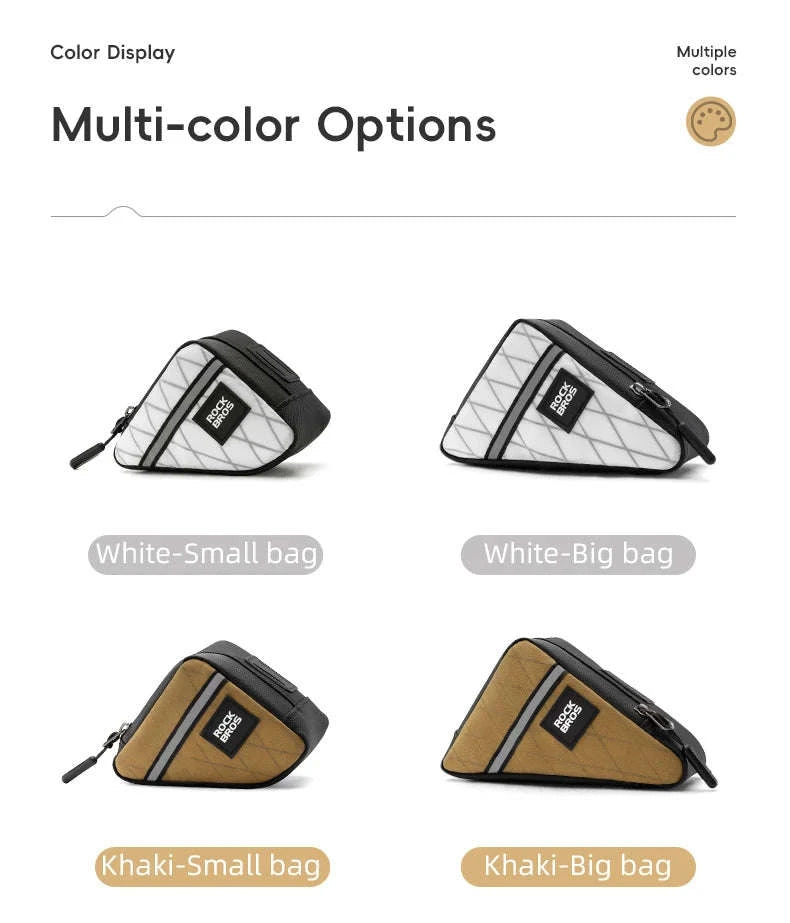 Ultralight Folding Bike Triangle Bag for Brompton-B123-1 / about 0.25L