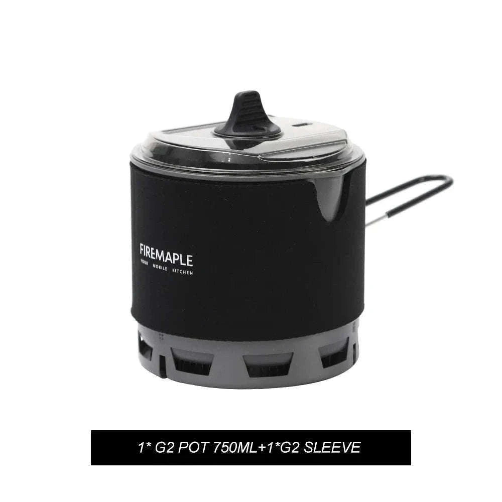 Ultralight Heat Exchanger Pot 750ml-G2 POT with Sleeve / Russian Federation